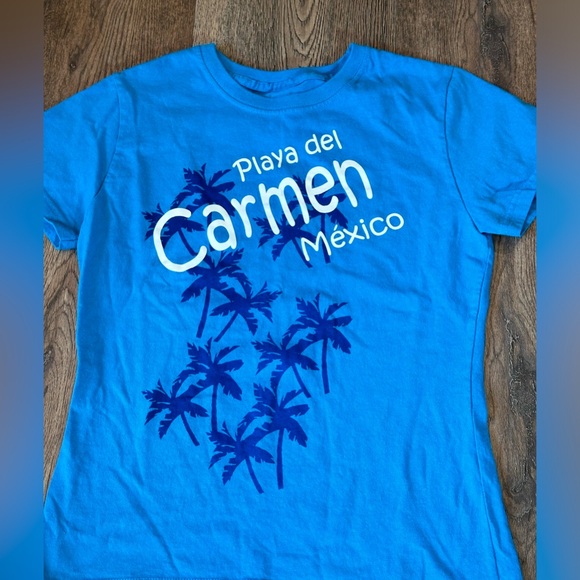 Ladies Playa Del Carmen T shirt - Picture 1 of 4